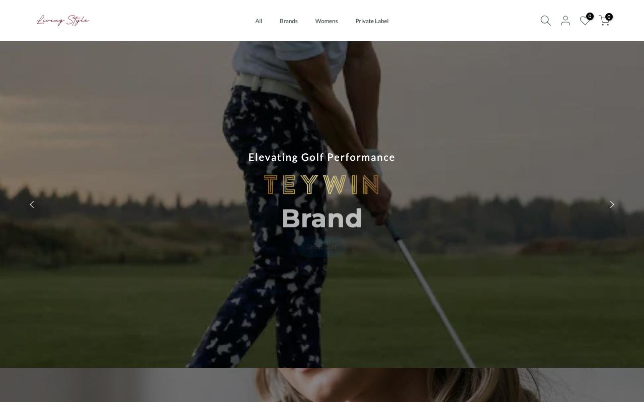 newlivingstyle.com homepage screenshot