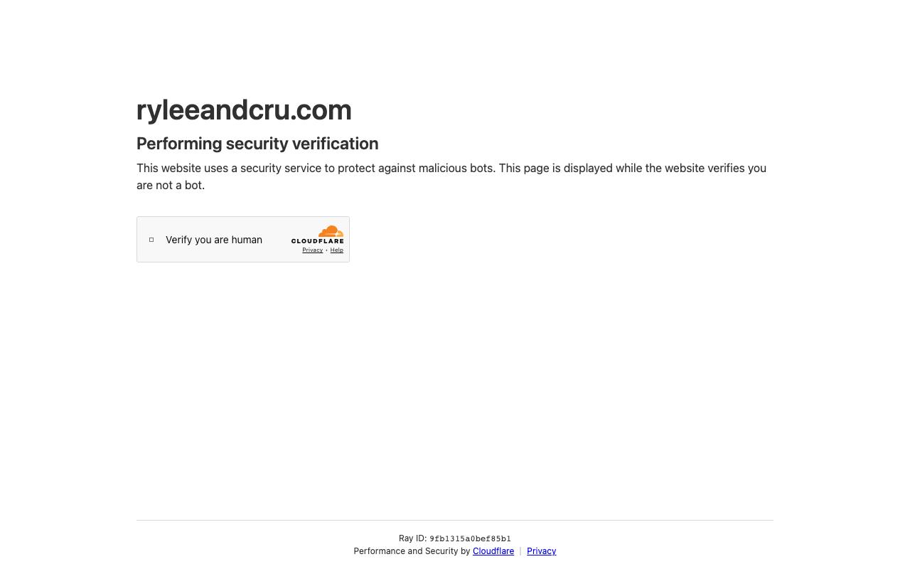 ryleeandcru.com homepage screenshot