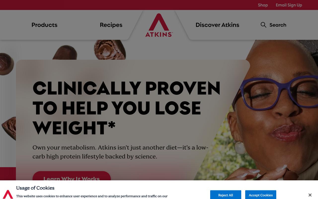 atkins.com homepage screenshot