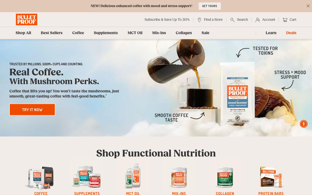 bulletproof.com homepage screenshot