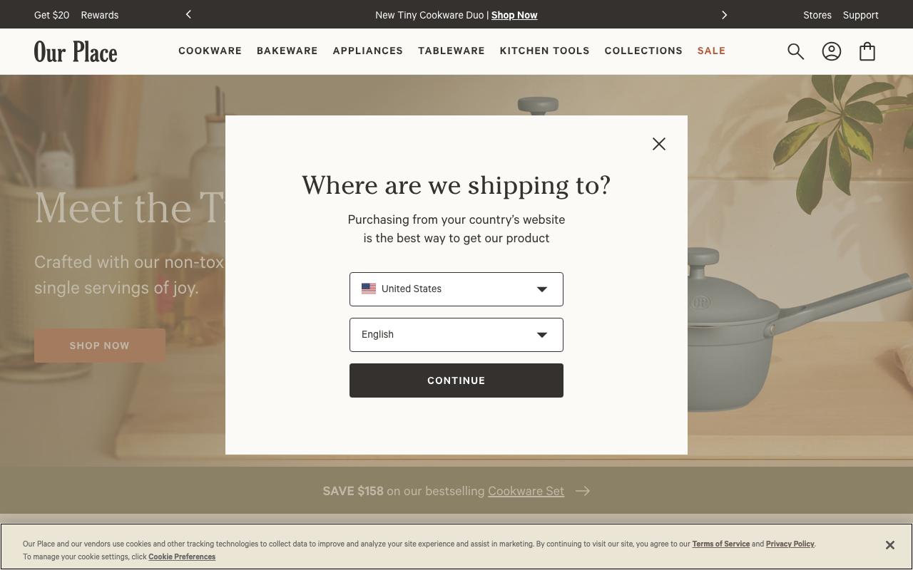 fromourplace.com homepage screenshot