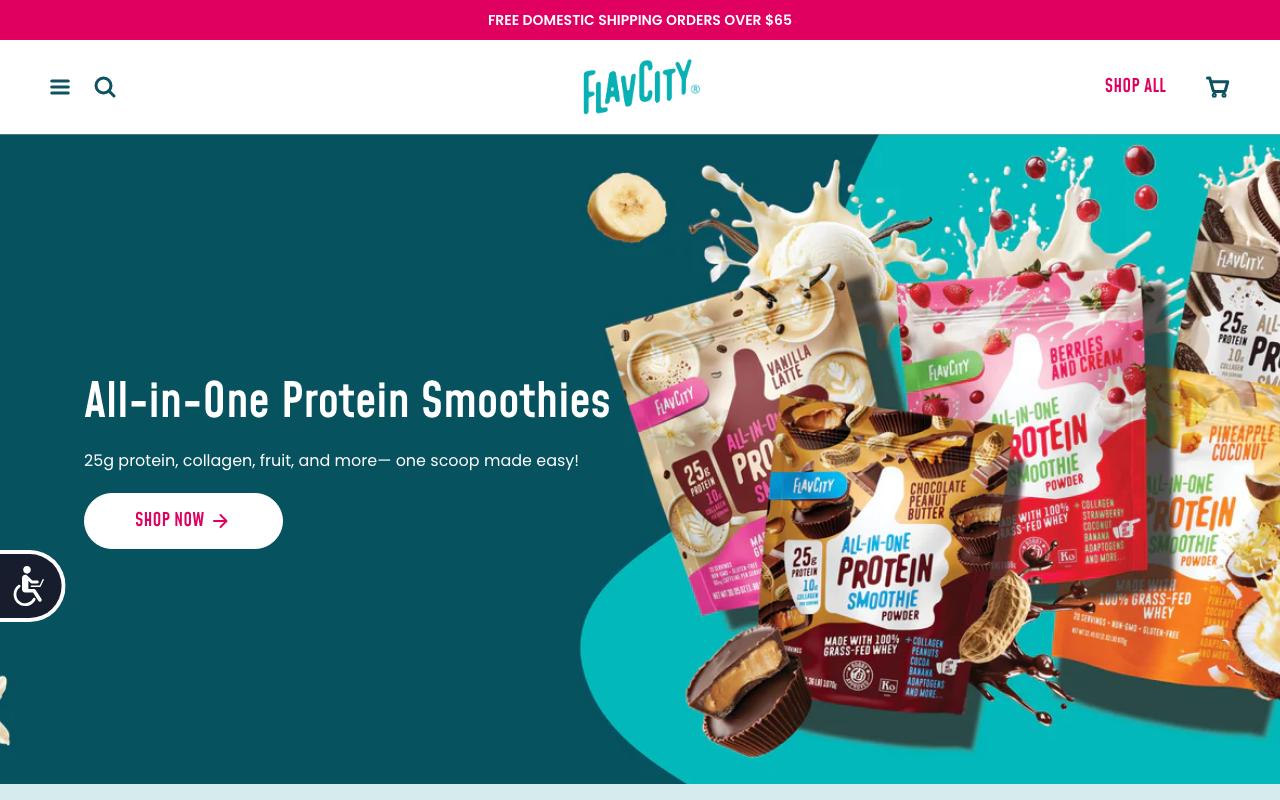 shopflavcity.com homepage screenshot
