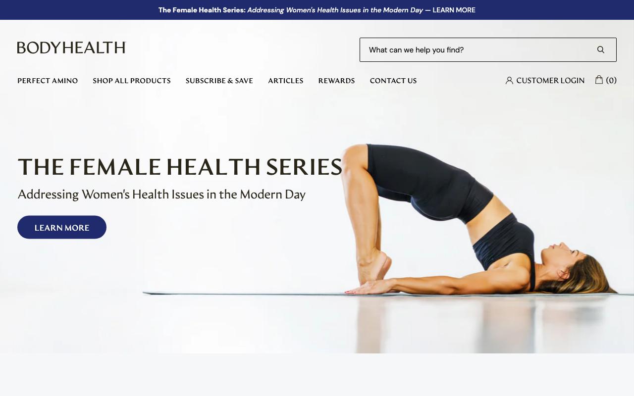 bodyhealth.com homepage screenshot