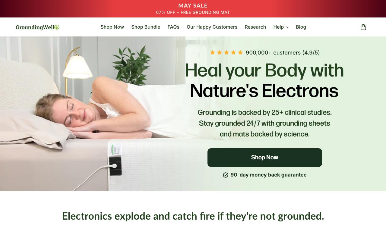 groundingwell.com homepage screenshot