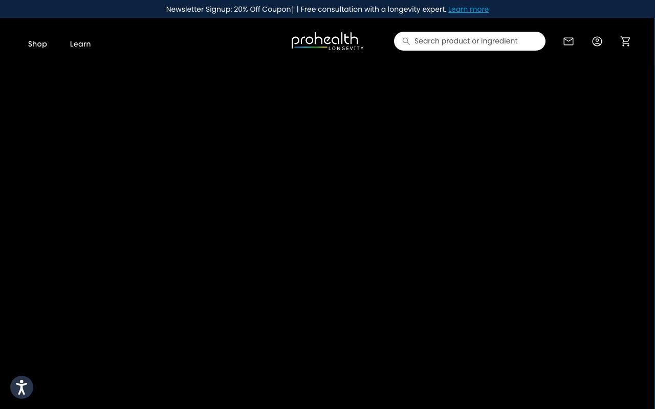 prohealth.com homepage screenshot