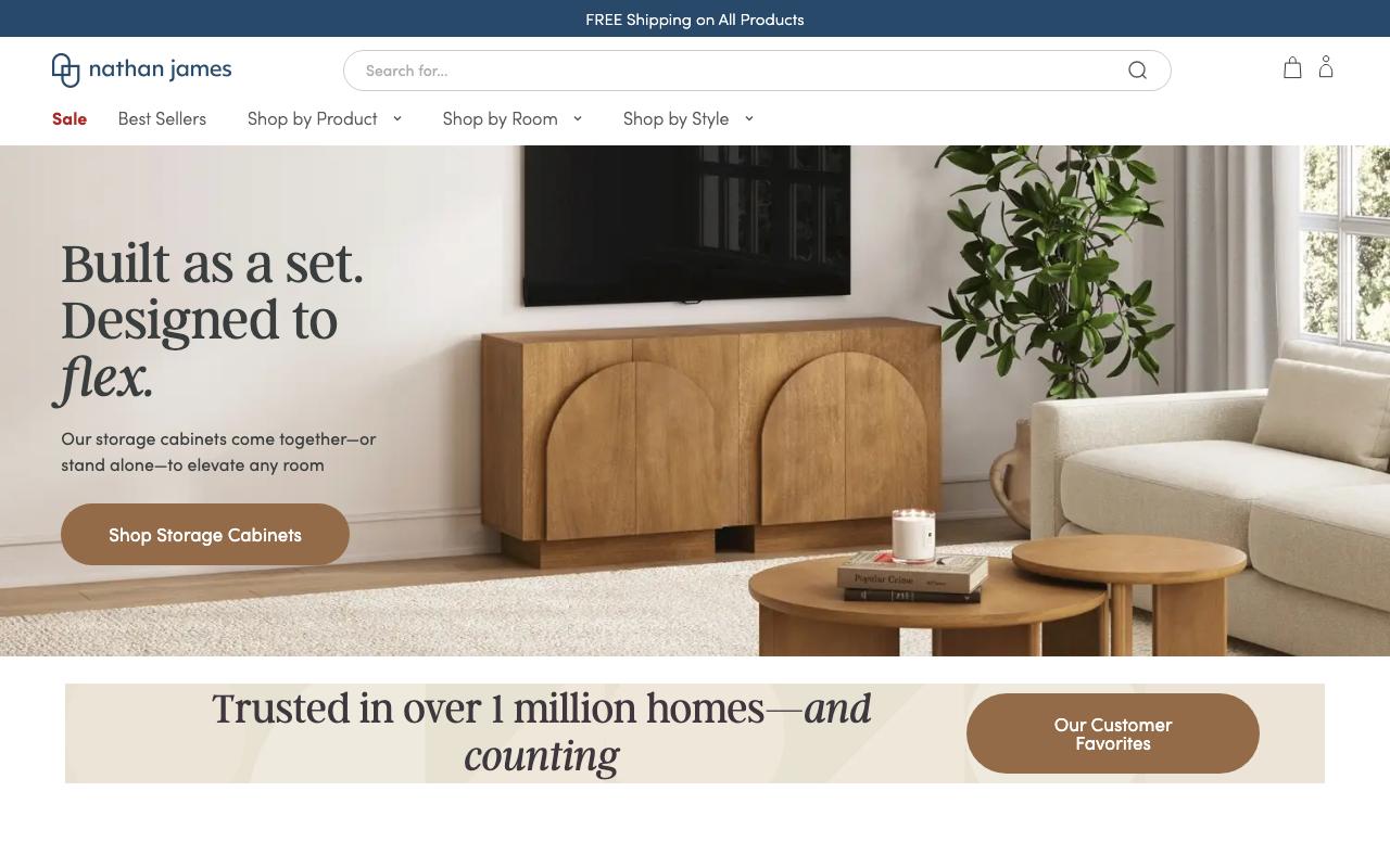 nathanjames.com homepage screenshot