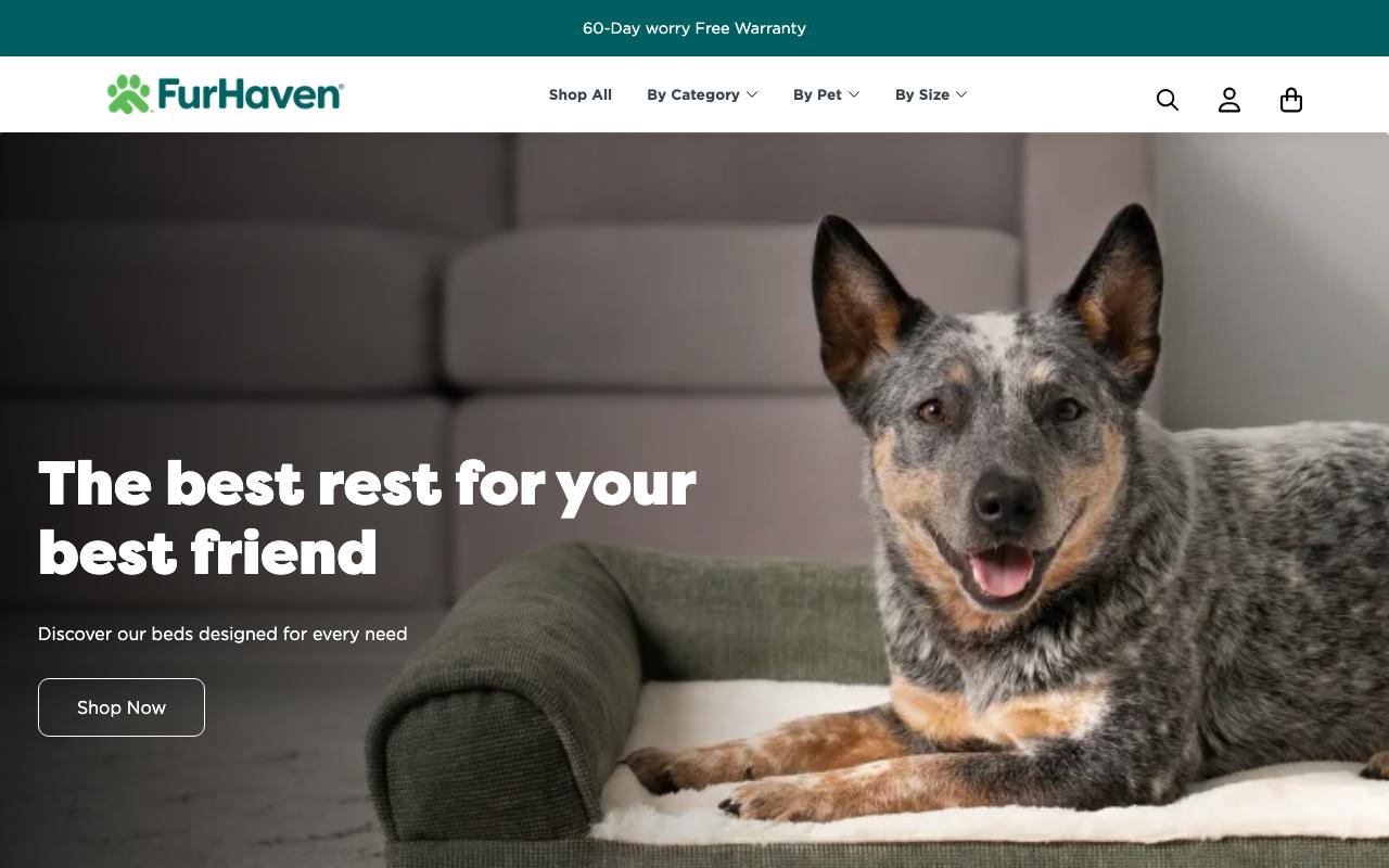 furhaven.com homepage screenshot
